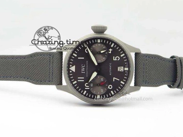 MIROTIME 0515 SunProtective Big Pilot Real PR IW500910 “Patrouille Suisse” ZF 1:1 Best Edition On Gray Nylon Strap 7278